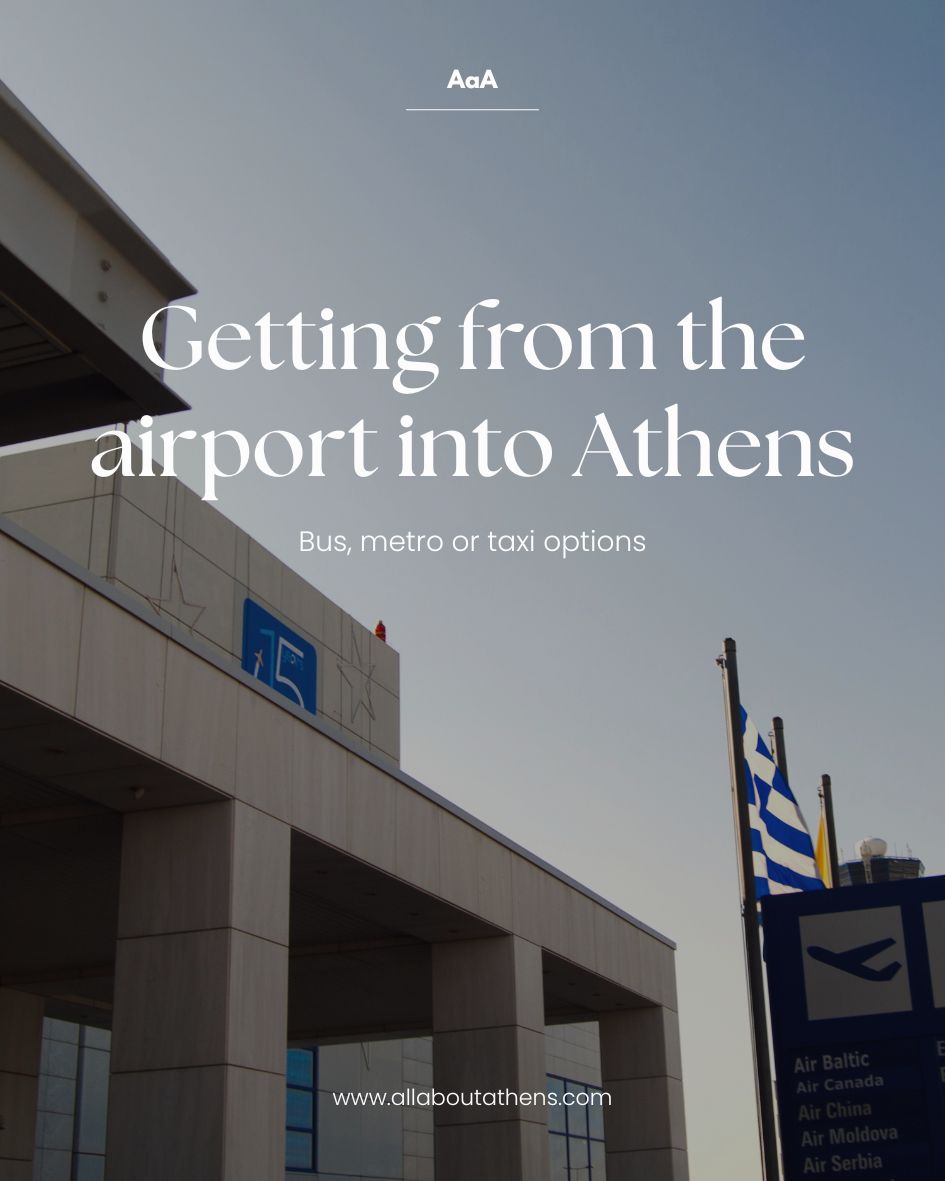 Getting from the airport into&nbsp;Athens